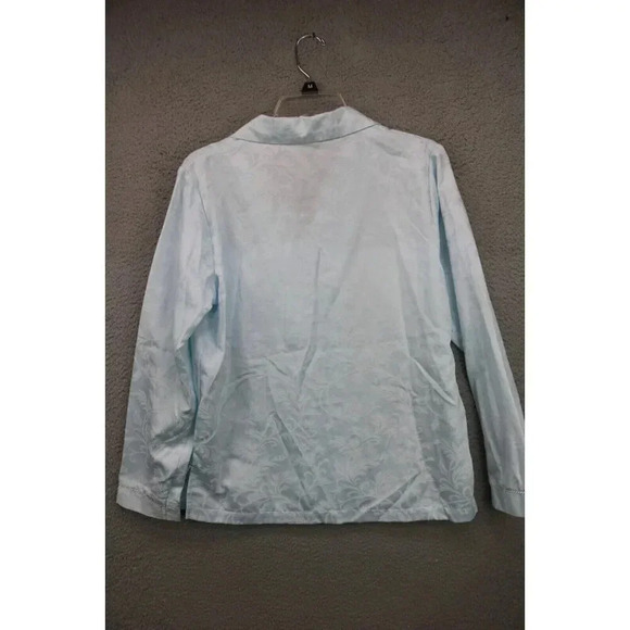 Kim Rogers Intimates Women's Satin Pajama Set-Size Small-Blue - Picture 7 of 12